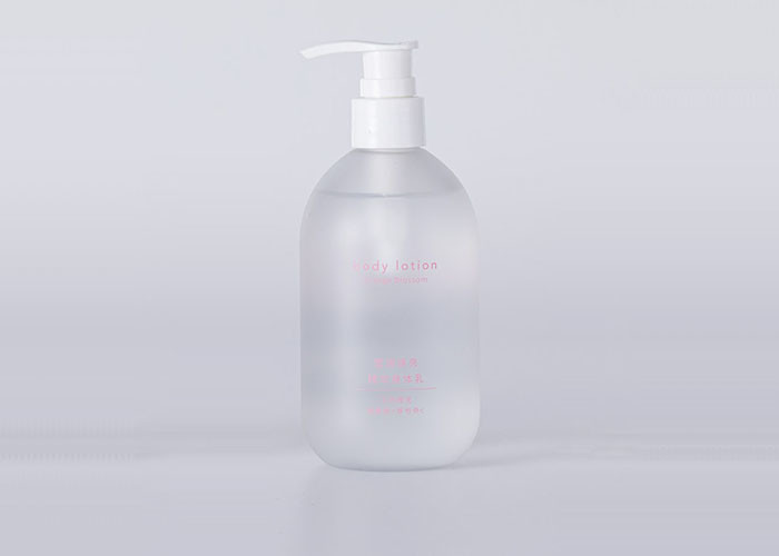 Gloss 16.9oz Round Lotion Pump Bottle For Shampoo Washing Packaging
