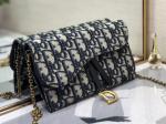 OEM Branded Saddle Long Dior Oblique Jacquard Pouch Wallet