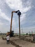 40~45 ton Excavator Mounted Wood Pile Driver Flexible Control