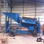 Mineral Separating 10 Ton/H Mobile Gold Trommel Wash Plant Jig Shaking Table