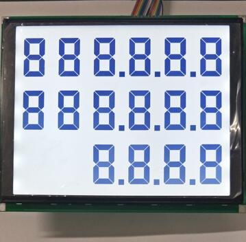6 O'clock Monochrome LCD Panel , Dot Matrix LCD Display 160x128
