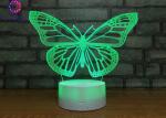 Battery Operated Bedroom Desk Lamp Butterfly Lights For Sleeping