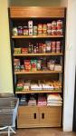 Customized Color Wood Gondola Shelving Retail Grocery Shelves For Book Stores