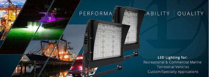 Extruded Aluminium 6063 IP66 Purpose area marine navigation lights 200W Light 0