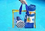 Custom Women Men Lady Single Clear Waterproof PVC Shoulder Bag, Sling Shoulder