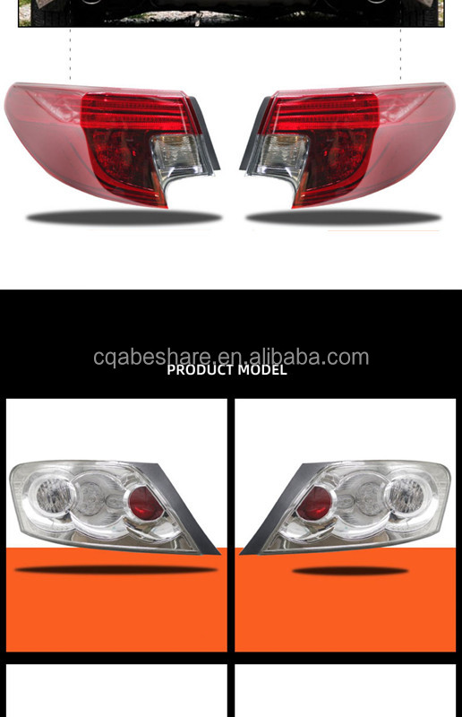 Red Car Taillights for Toyota 2006-2015 Reiz Mark X LED Rear Lamps Tail Lamp