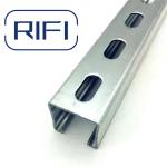 Hot Dip Galvanization Carbon Steel Strut Channel 10 Feet Length With Slot Holes