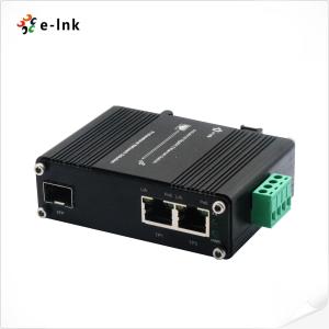 Wholesale PoE Media Converter 2 Port 10/100/1000T 802.3at 30W To 1-Port 100/1000X Gigabit SFP from china suppliers