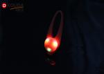 Durable Safety Pendant Blinker Paw Shaped Dog LED Light Red / Green / Blue