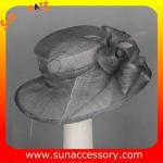 Elegant design sinamay Church hats for lady with assorted colors ,trendy Sinamay