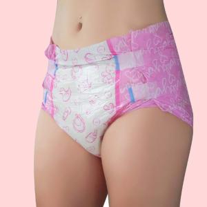 Wholesale 3D Leak Prevention Channel High Absorbent Anti-Leak Adult L Size Disposable Baby Diaper from china suppliers