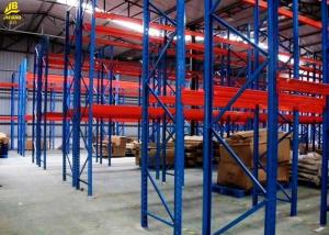 Corrosion Resistant Warehouse Pallet Racking Assembly Columns Box Beams
