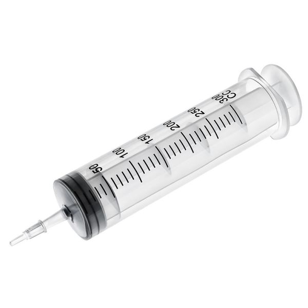 300ml Clear Volume Scale Disposable Syringe Made Of Durable And Safe PVC Material Widespread In Scientific Laboratories