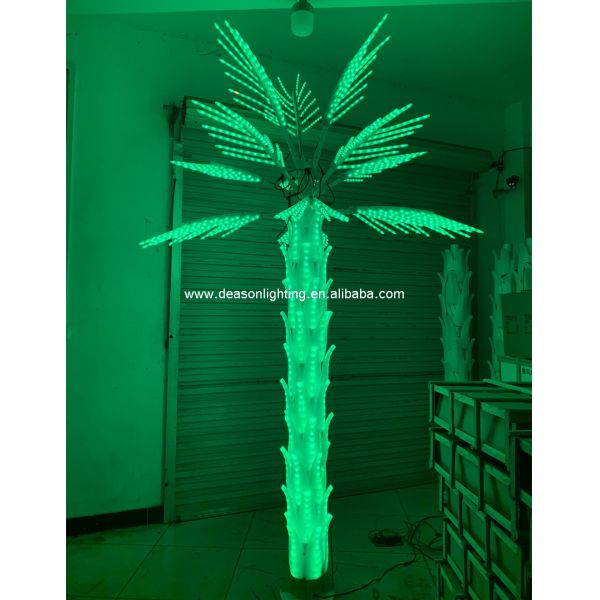 led color changing palm tree light