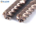 38-200mm Overall Length Tungsten Steel Carbide End Mill with Varies Flute Length
