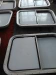 Bolted Installation Replacement Marine Sliding Wheel House Aluminum Window