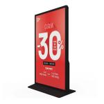 Digital Stand Alone Advertising Display 4K LCD 100 Inch Touch Screen Monitor