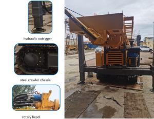 Wholesale Gl300s Borehole Water Well Drilling Rig Machine Crawler Mounted Multifunctional from china suppliers