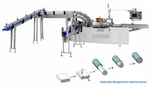 Wholesale 25 Cartons / Min Cube Box​ Wrapper Facial Tissue Packing Machine from china suppliers