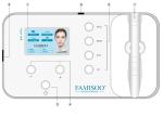 White Color Screen For Permanent Makeup Machine Kit With Battery Standby 10
