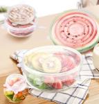 6 Piece Silicone Fresh Keeping Cover