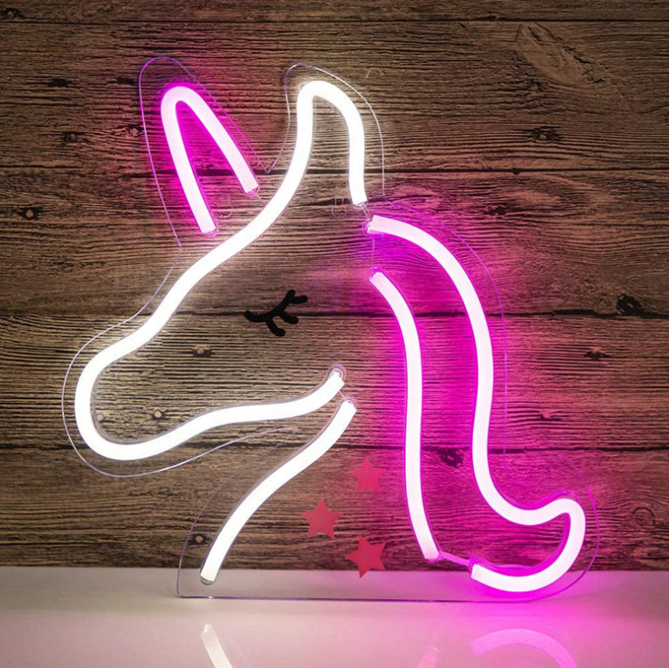 Custom indoor and outdoor personalized led letter neon sign for christmas birthday decoration