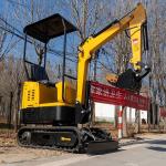 Arm Cylinder EPA Smallest Mini Digger 10rpm Swing Speed Mini Excavator