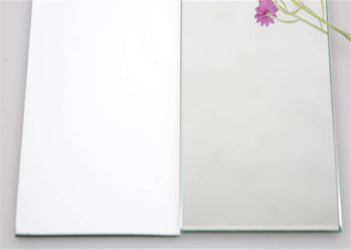 Water Proof Coating Silver Mirror Glass Sheet 5mm Thickness For Bathroom