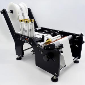 Wholesale Manual hand easy bottle label dispenser single bar bottle labeling machine from china suppliers