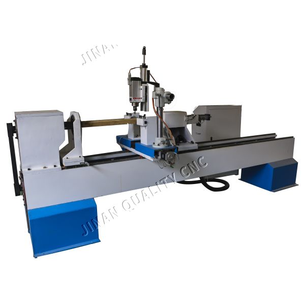 CNC Wood Turning Lathe Machine For 3D Turning Carving Broaching
