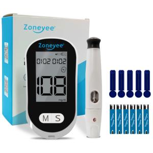 Wholesale Blood Glucose Meter Medical Device for Measuring Blood Sugar Glucometer with Diabetic Test Strips for Diabetes from china suppliers