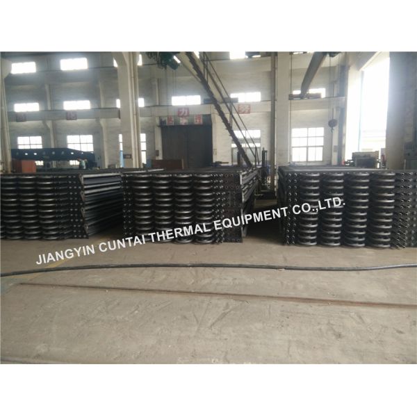 Steel Welded HH Square Fin Tube For Waste Heat Recovery SA192 SMLS Tube Material