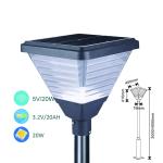 High Lumen Remote Control Ip65 Waterproof Aluminum All In One 20w Outdoor Cube