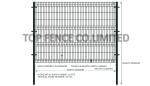 3D wire mesh fence panels