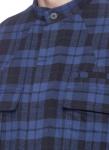 Leisure Style Plaid Shirt Flannel Jacket