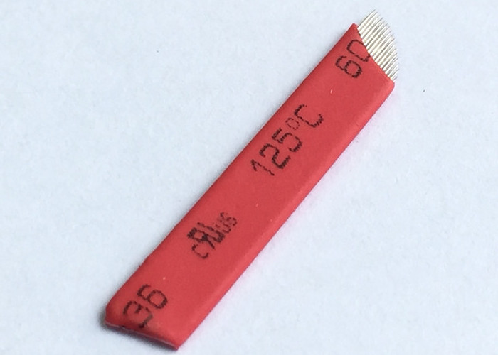 Red Microblading Permanent Makeup Needles / Eyebrow Needles Blade