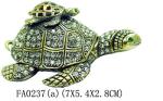 Antique Bejeweled Metal Trinket Boxes