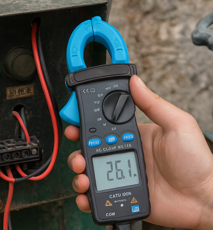 Digital Clamp Multimeter AC DC Voltage 600V 600A Diode NCV Ohm Test 6000 Counts