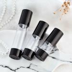 LinDeer Plastic PP Black Airless Pump Bottles Cosmetic