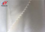 White Color Lycra Stretch 85% Ployester 15% Spandex Fabric For Sportswear