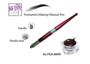 Wholesale Eyebrow Permanent Makeup Manual Tattoo Pen with 15-Prong Curved Needles from china suppliers