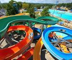 OEM Water Theme Park Rides Amuement Children Fiberglass Water Slide
