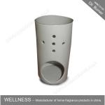 White Scented Oil Burner Personalised Shaped For Beauty Care , Soothing Nerves