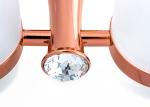 Zinc Alloy and Crystal Bathroom Accessories Double Toothbrush Tumbler Holder