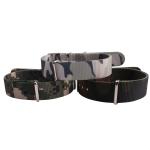 Three Loops Watch Strap , One Buckle Nylon Strap 20mm Camouflage Color