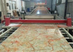 Wholesale Faux Marble PVC Rigid Sheet Extrusion Line , Plastic Sheet Making Machine from china suppliers