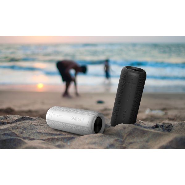 Wireless Fabric Speaker Bluetooth Ipx7 For Outdoor Cylindrical Shape