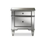Bedroom Bedside 2 Drawer Nightstand
