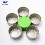 Round Tobacco Packaging Flower Tin Can 50g Volume Child Resistant Tins