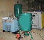 Fixed High Pressure Sand Blasting Machine , Metal Surface Blast Cleaning